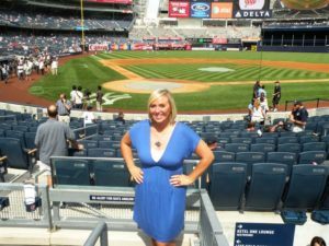 At Yankee Stadium in NY
