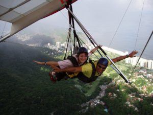Hang gliding Over Rio