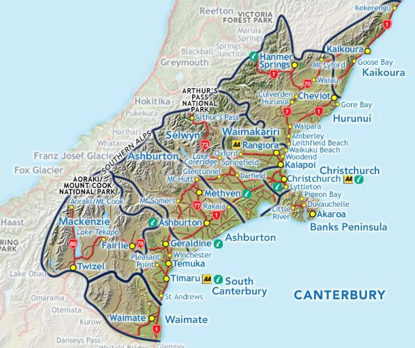 Canterbury Map