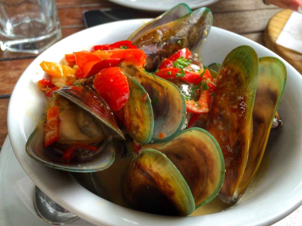 Green-lipped mussels in New Zealand