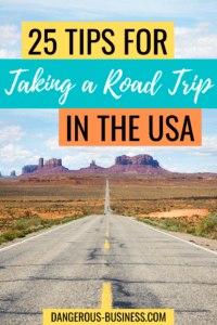 tips for road trip across usa