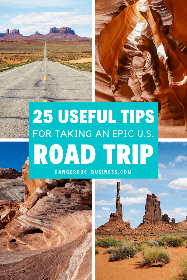 25 tips to help you plan a US road trip