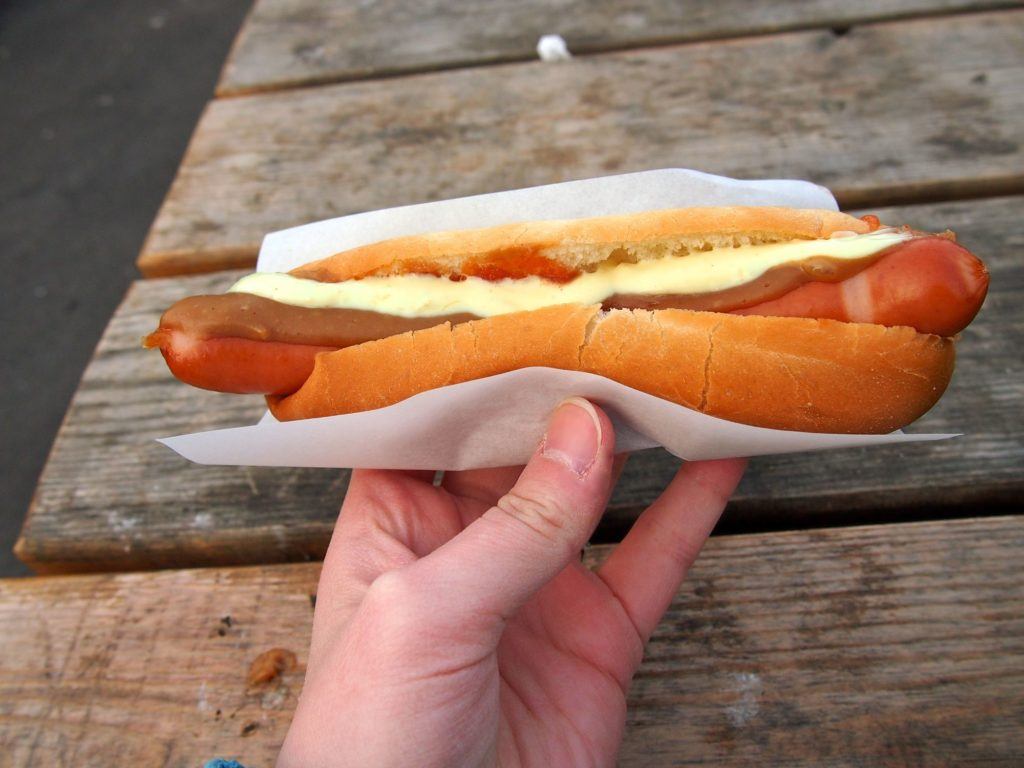 Icelandic hot dog