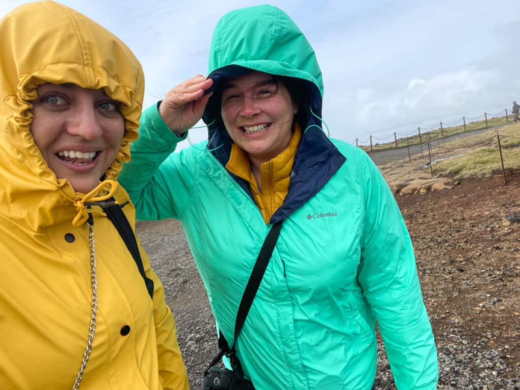 Amanda and Kate in Iceland