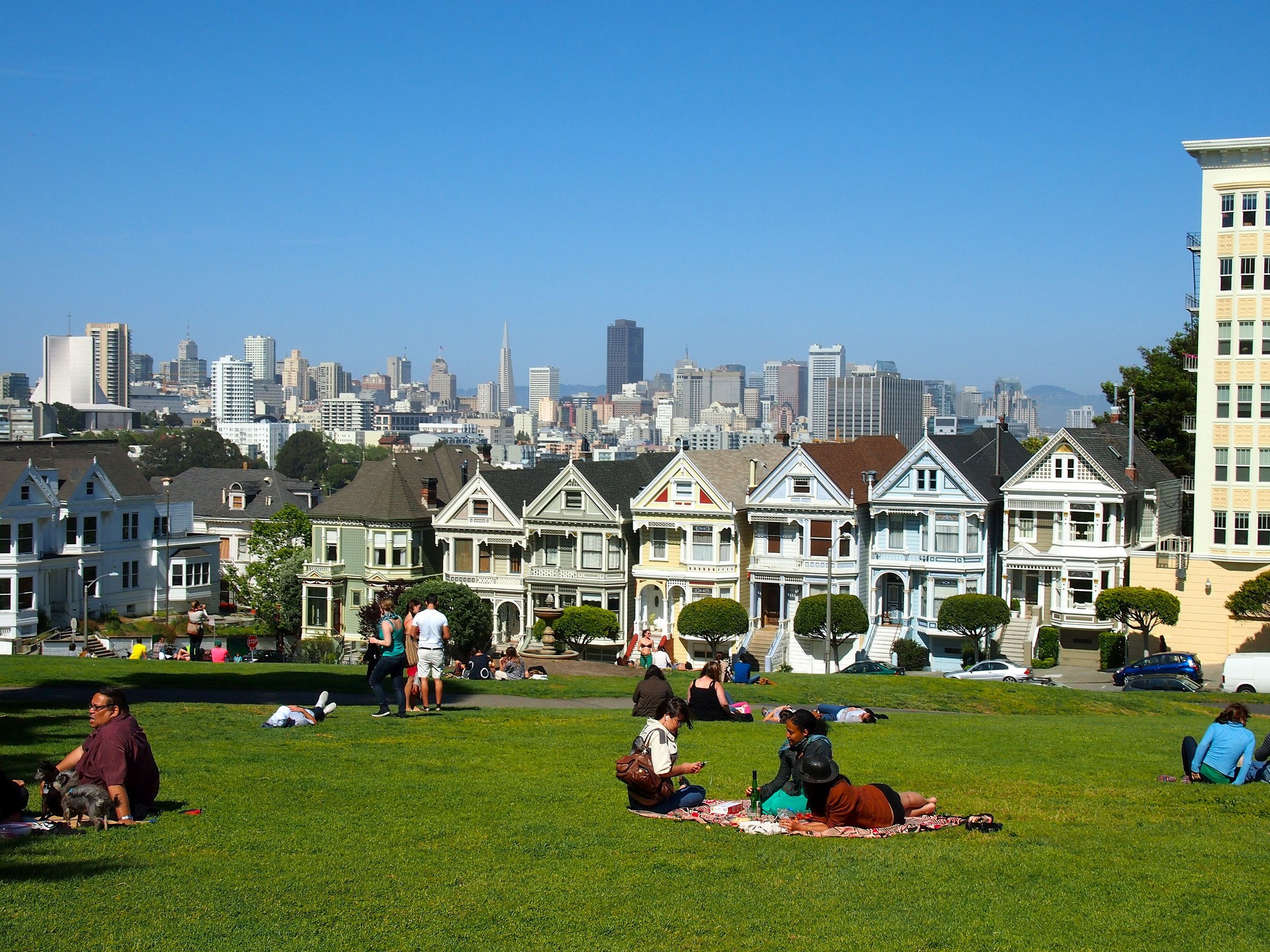 Alamo Square Park in San Francisco