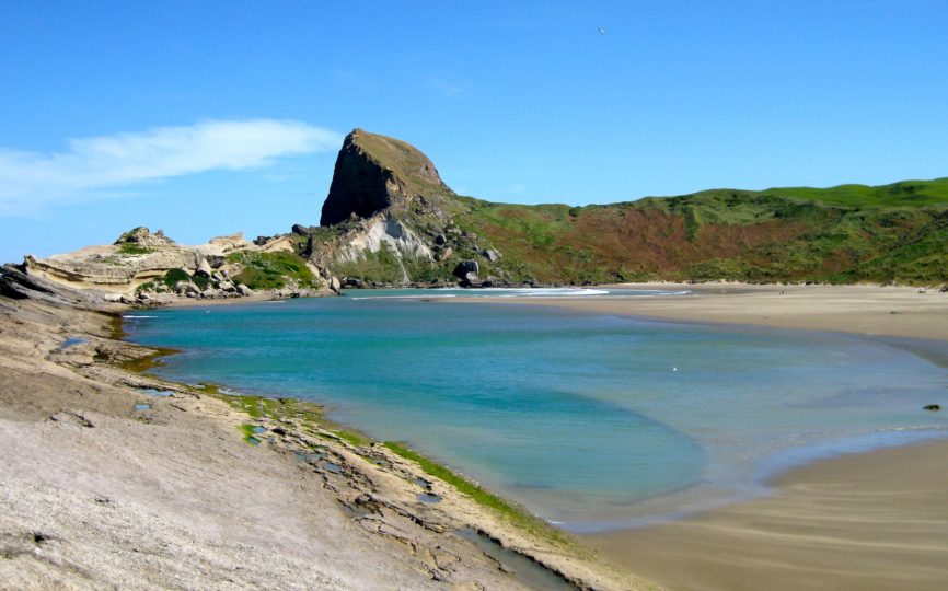 Visting Windy, Beautiful Castlepoint in New Zealand