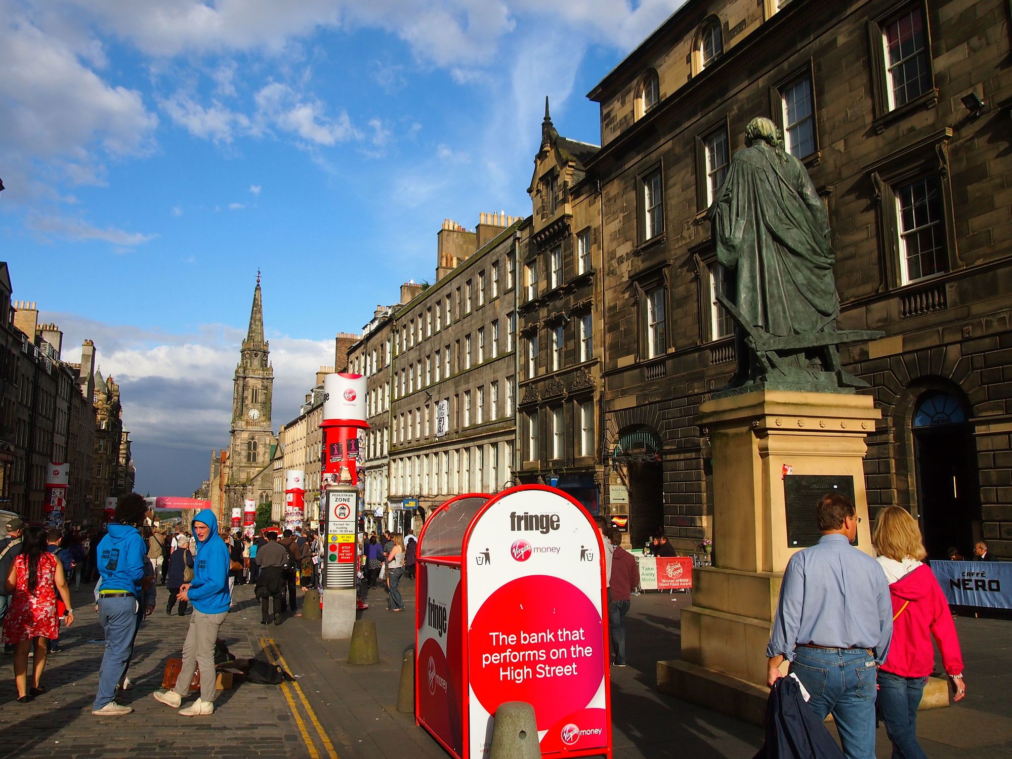 Edinburgh, Scotland during the Fringe Festival