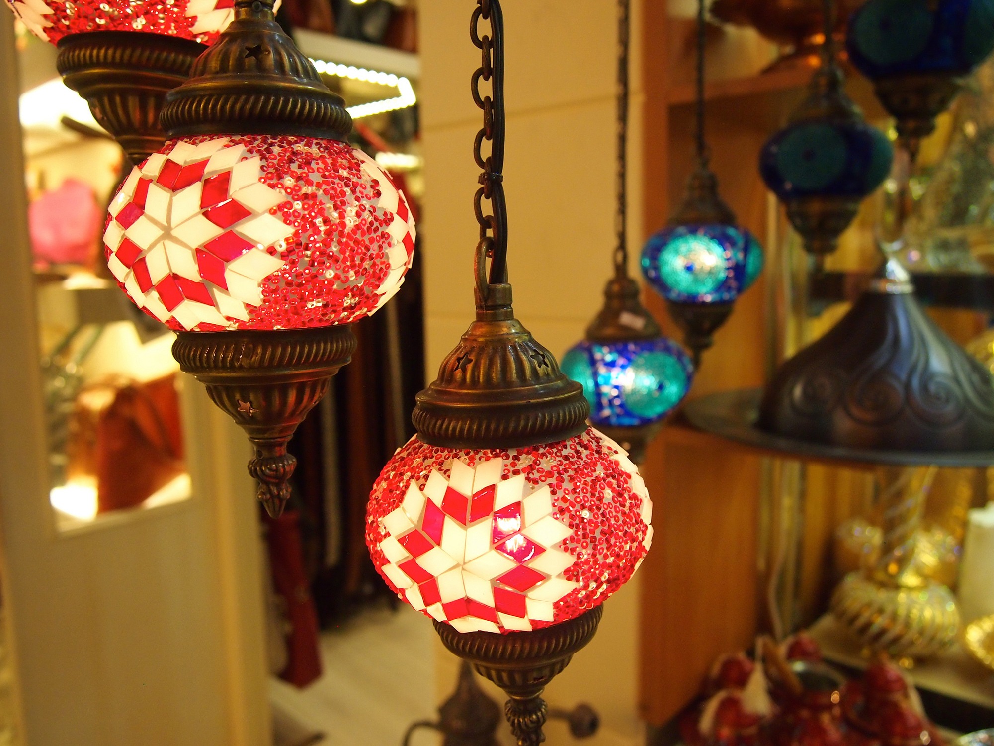 Lanterns in Istanbul's Grand Bazaar