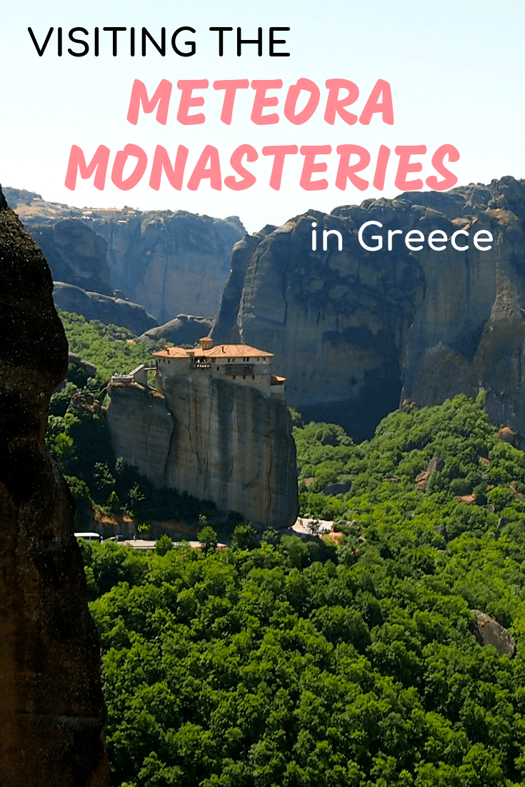 Visiting the monasteries in Meteora, Greece