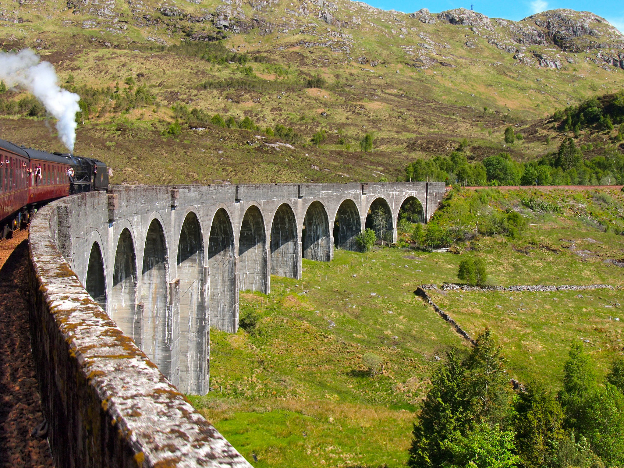 Harry Potter train in Scotland