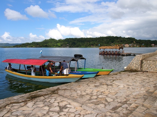 A Fleeting Glimpse of Flores, Guatemala