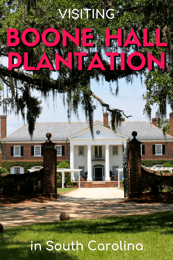 Visiting Boone Hall Plantation