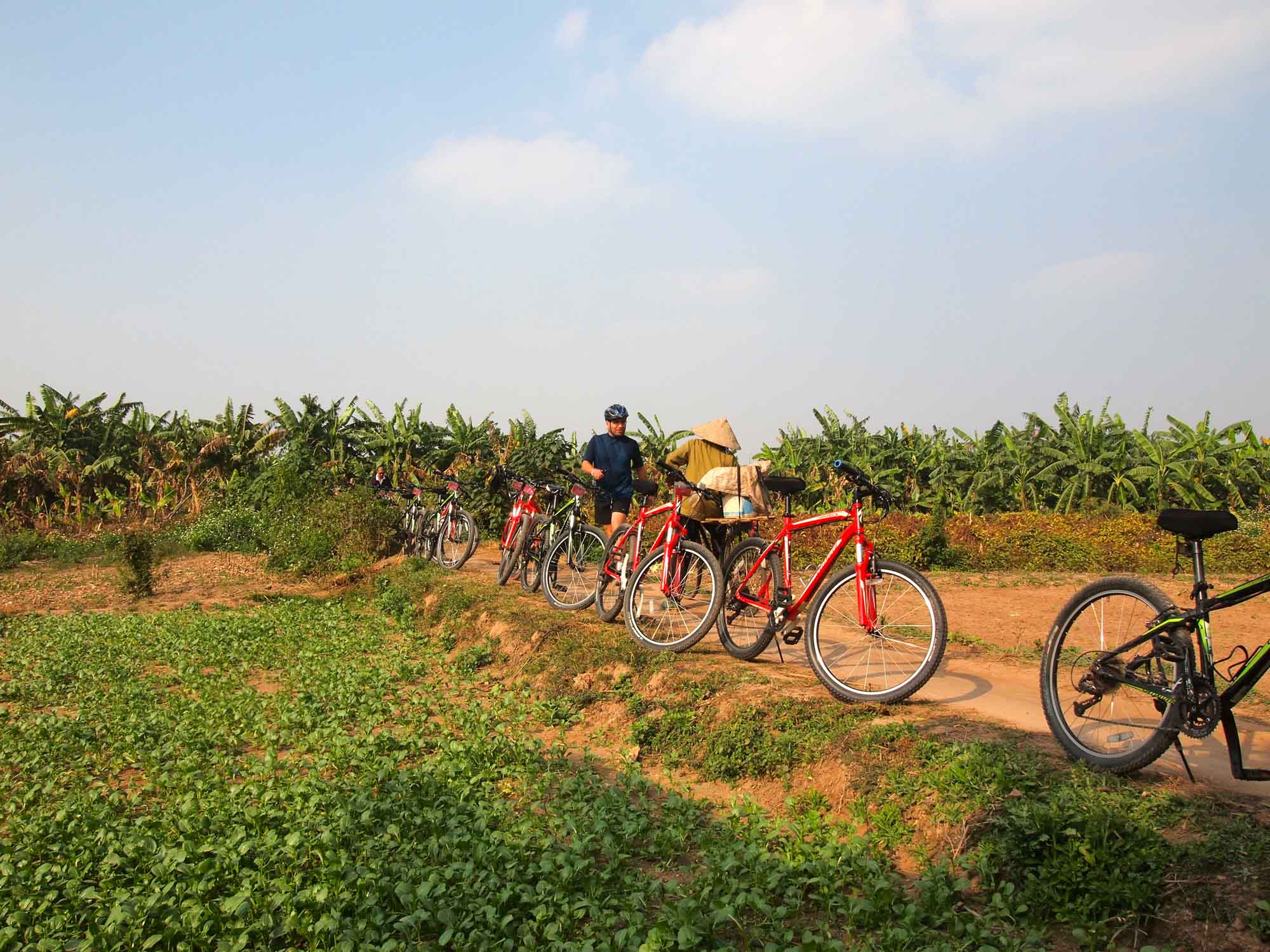 Countryside bike tour in Hanoi, Vietnam