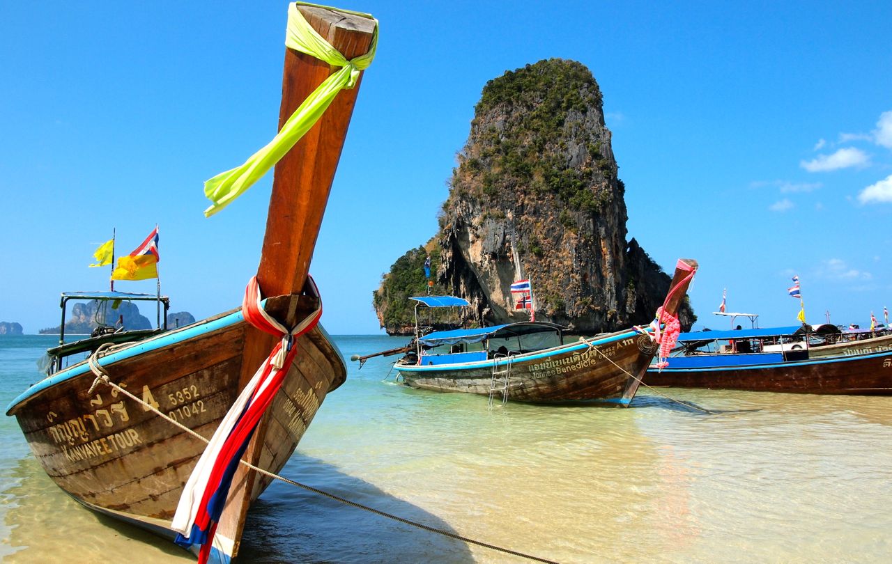 Pranang Beach in Railay, Thailand