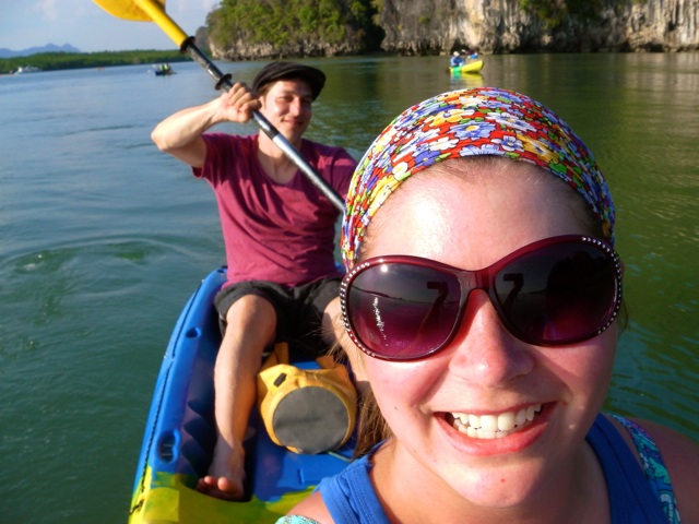 Kayaking in Thalane Bay in Krabi