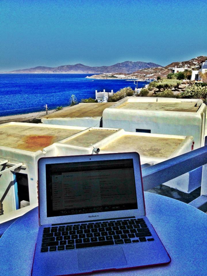 My office in Mykonos