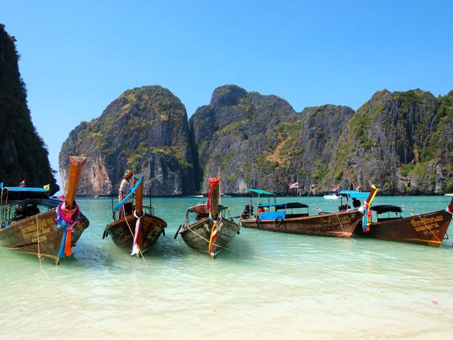 Maya Bay in the Phi Phi Islands