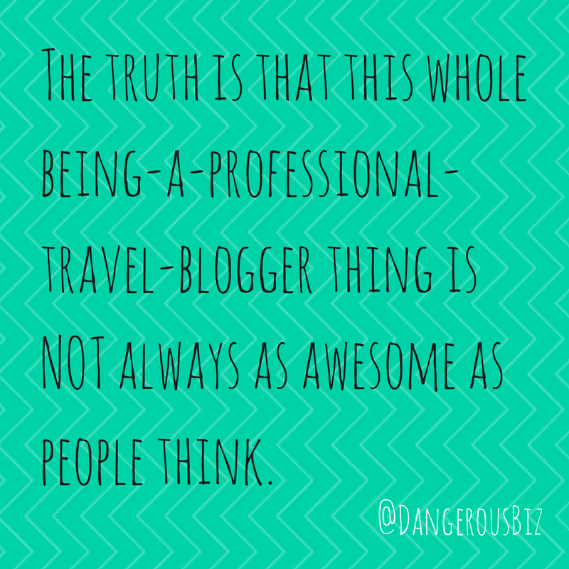 The truth about travel blogging