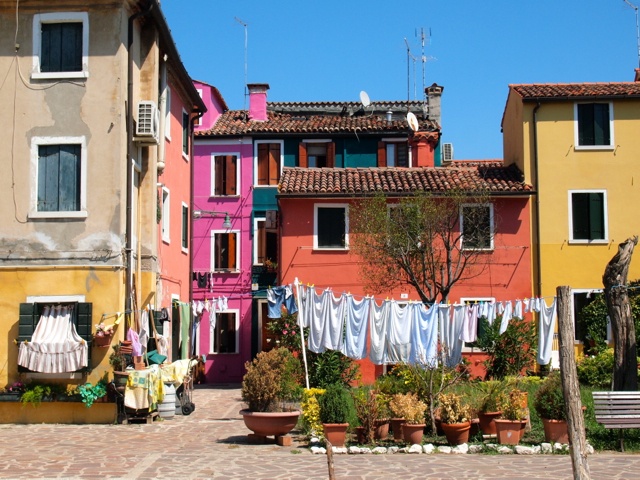 Italian life in Burano