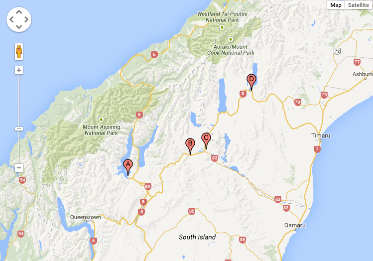 NZ lupin map