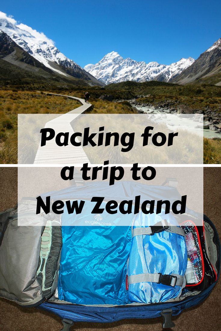 Packing for New Zealand