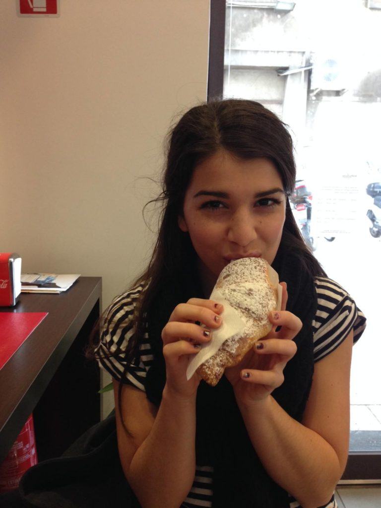 Chocolate croissant from Le Atre Farine in Messina! 