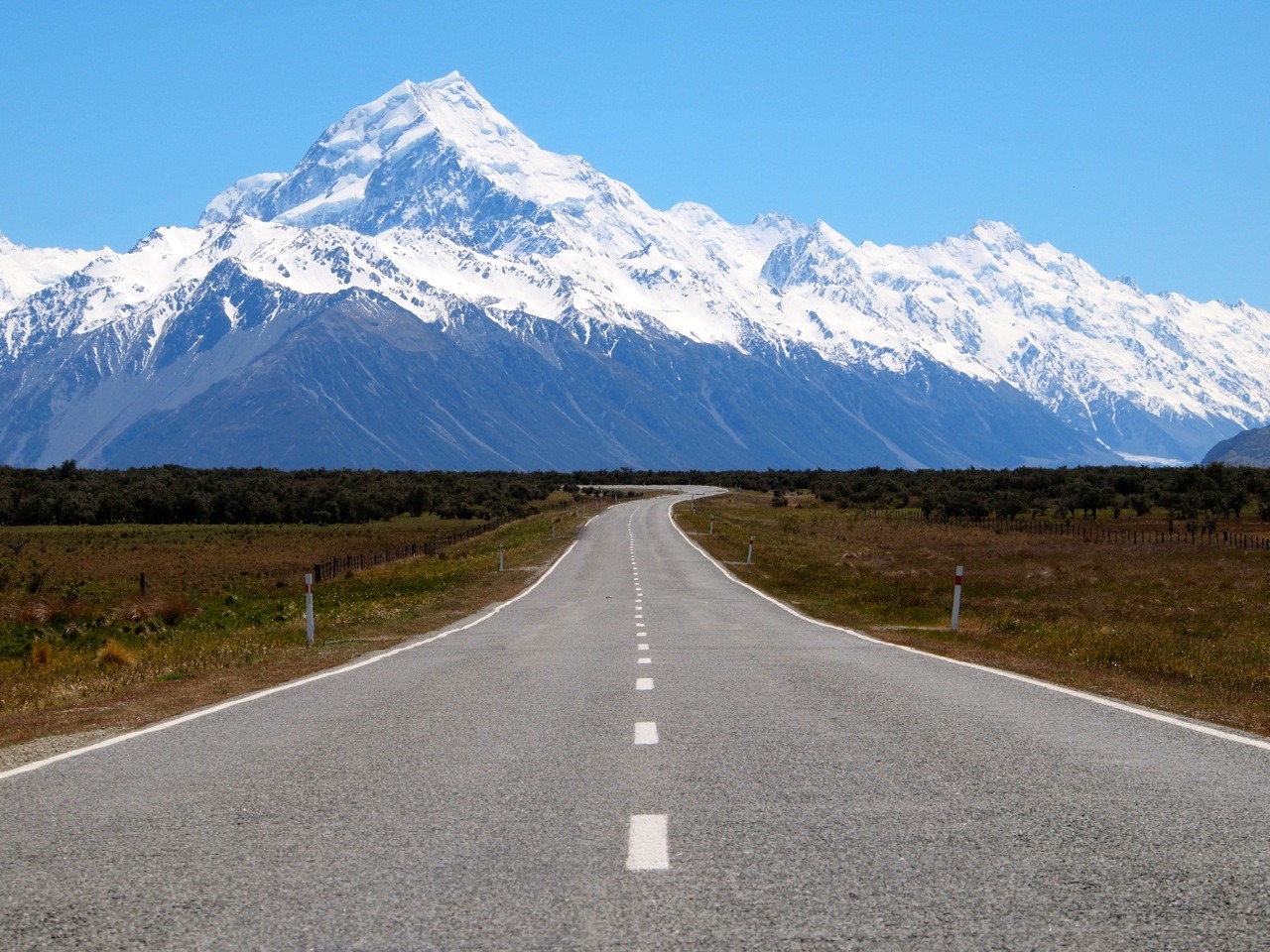 Road to Mount Cook