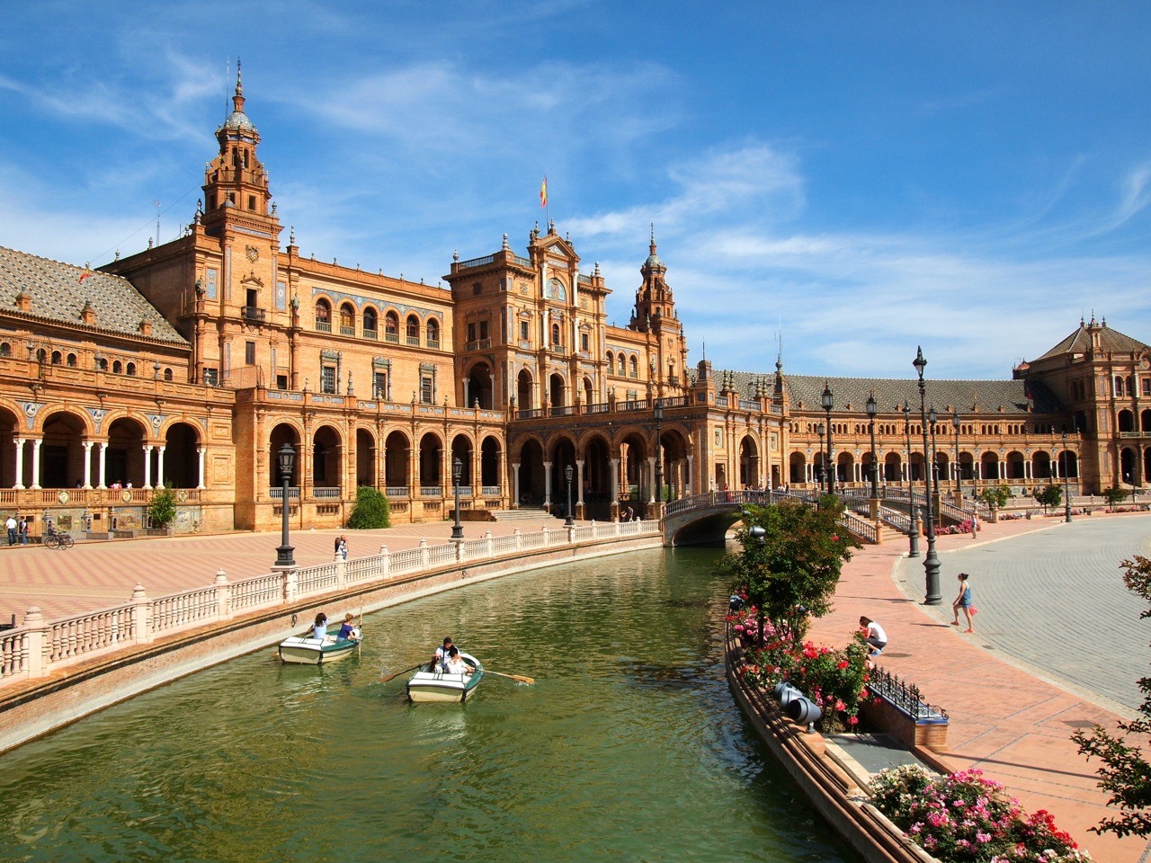 Plaza de Espana in Seville, Spain