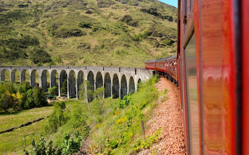 Riding the Harry Potter Train in Scotland