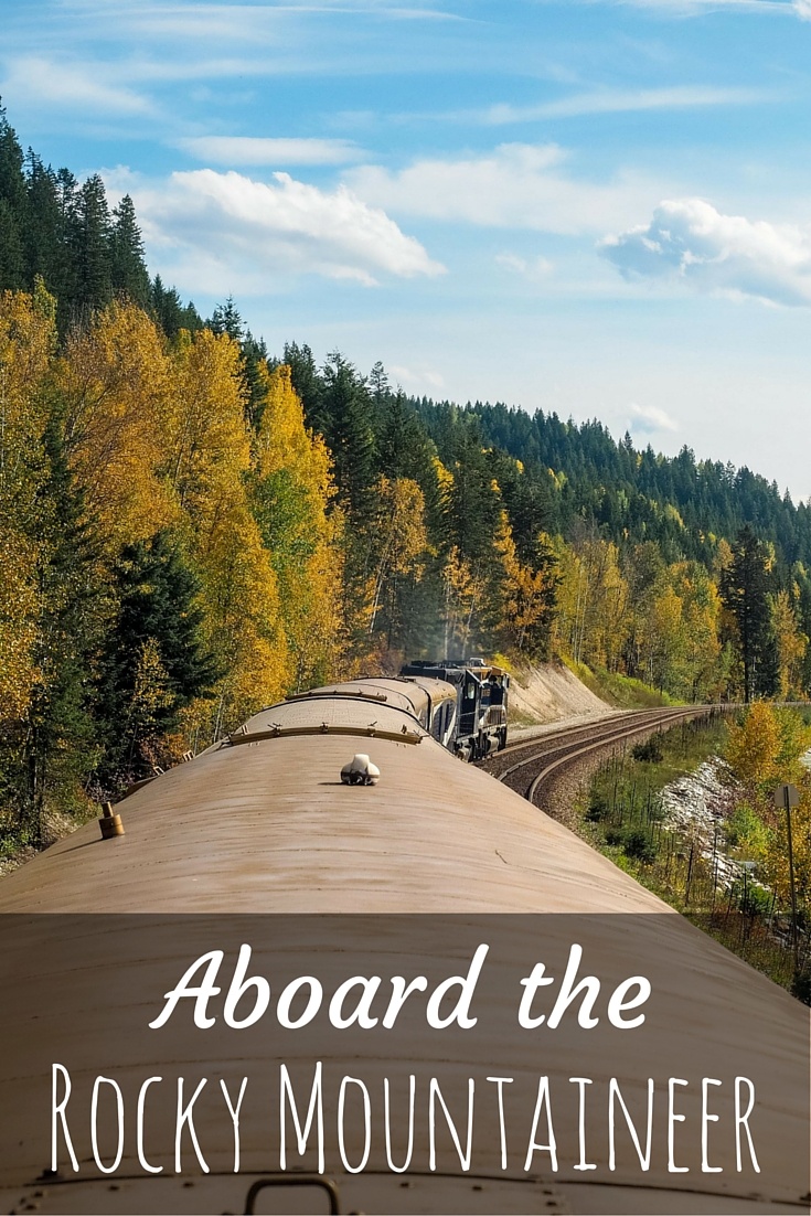 Photos taken aboard the Rocky Mountaineer train