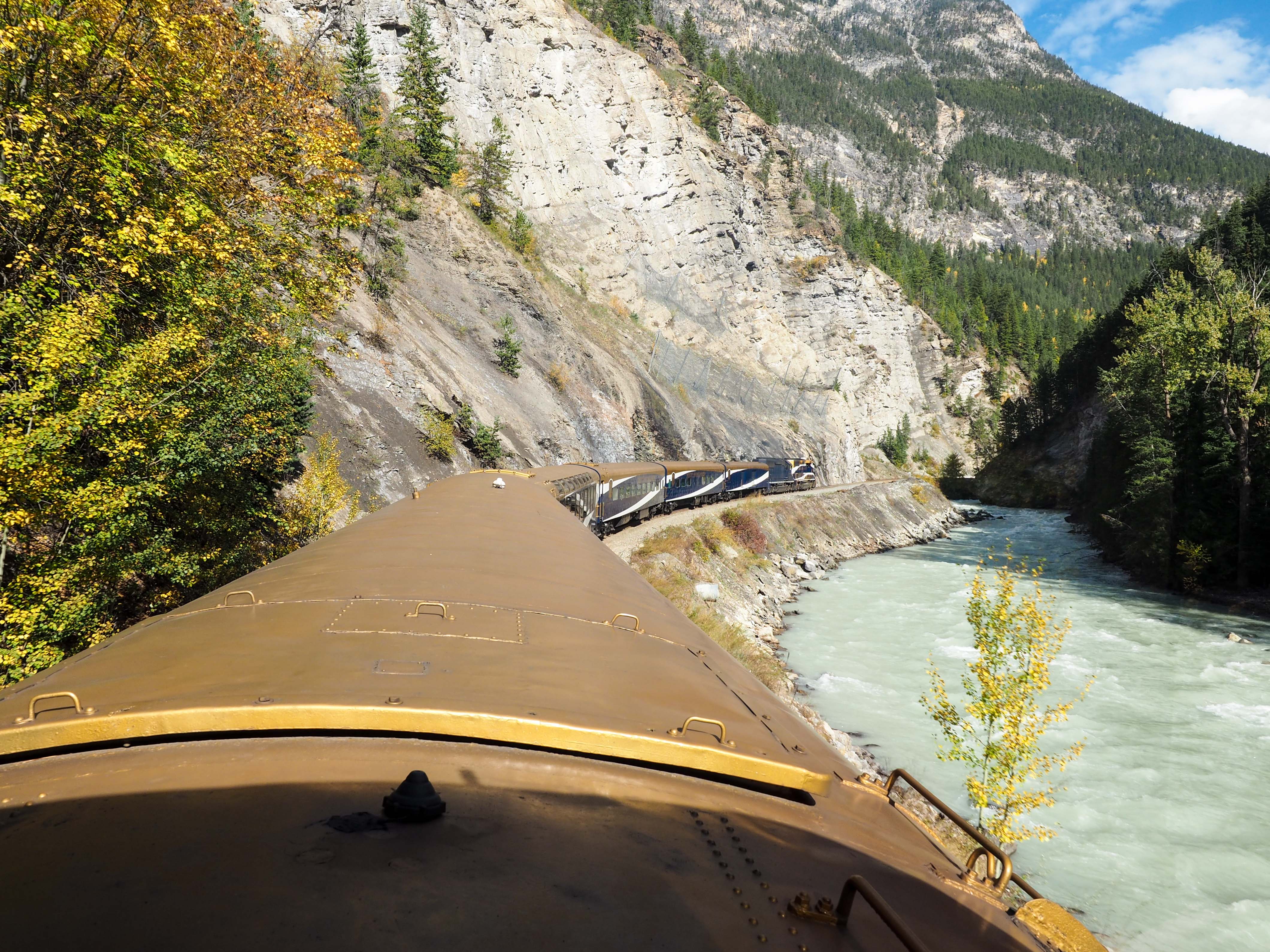 Rocky Mountaineer train in Canada