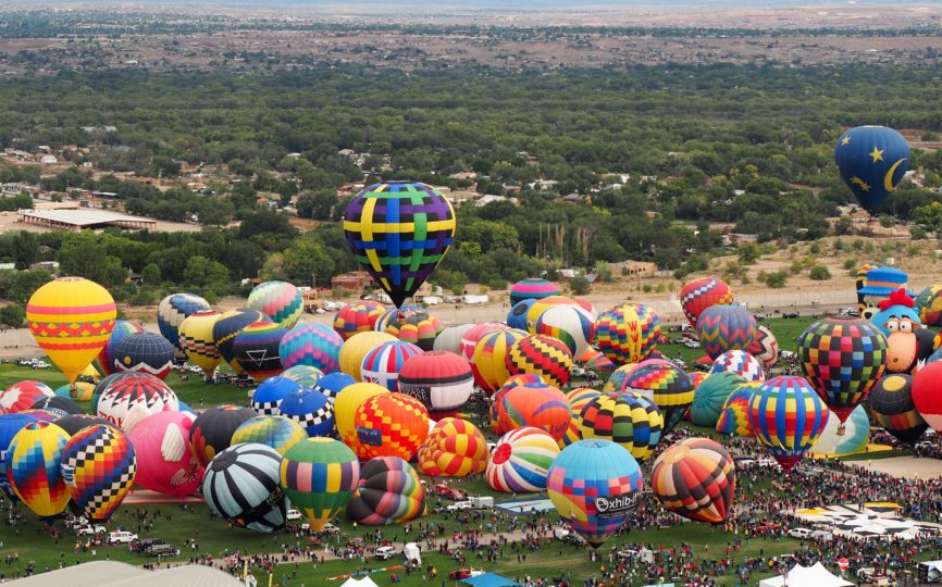 Up in the Air at the Albuquerque International Balloon Fiesta