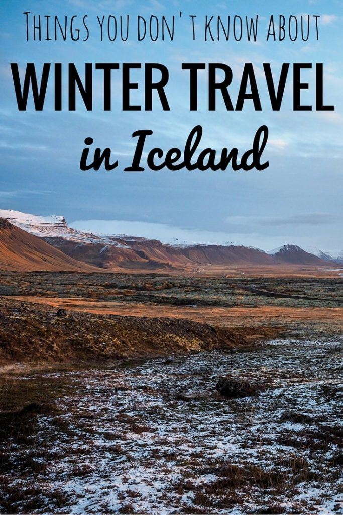 Winter travel in Iceland