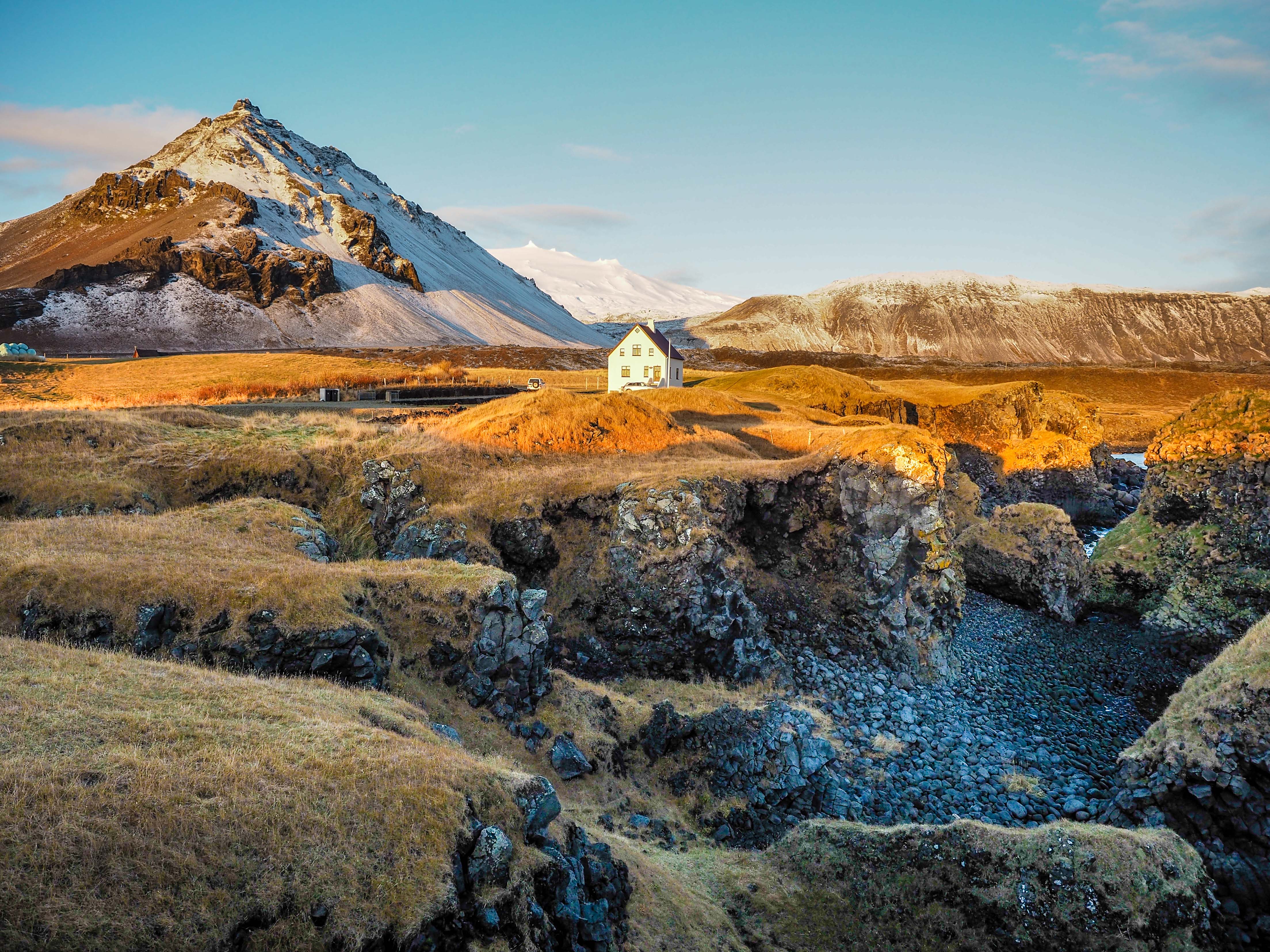 Arnarstapi village in Iceland