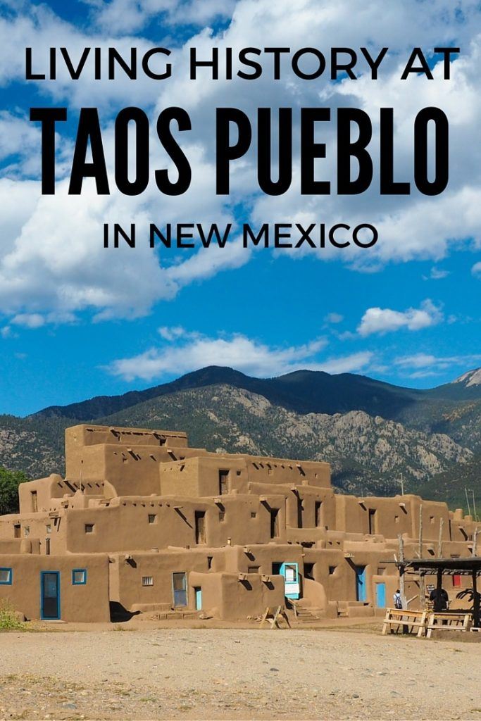 History at Taos Pueblo in New Mexico