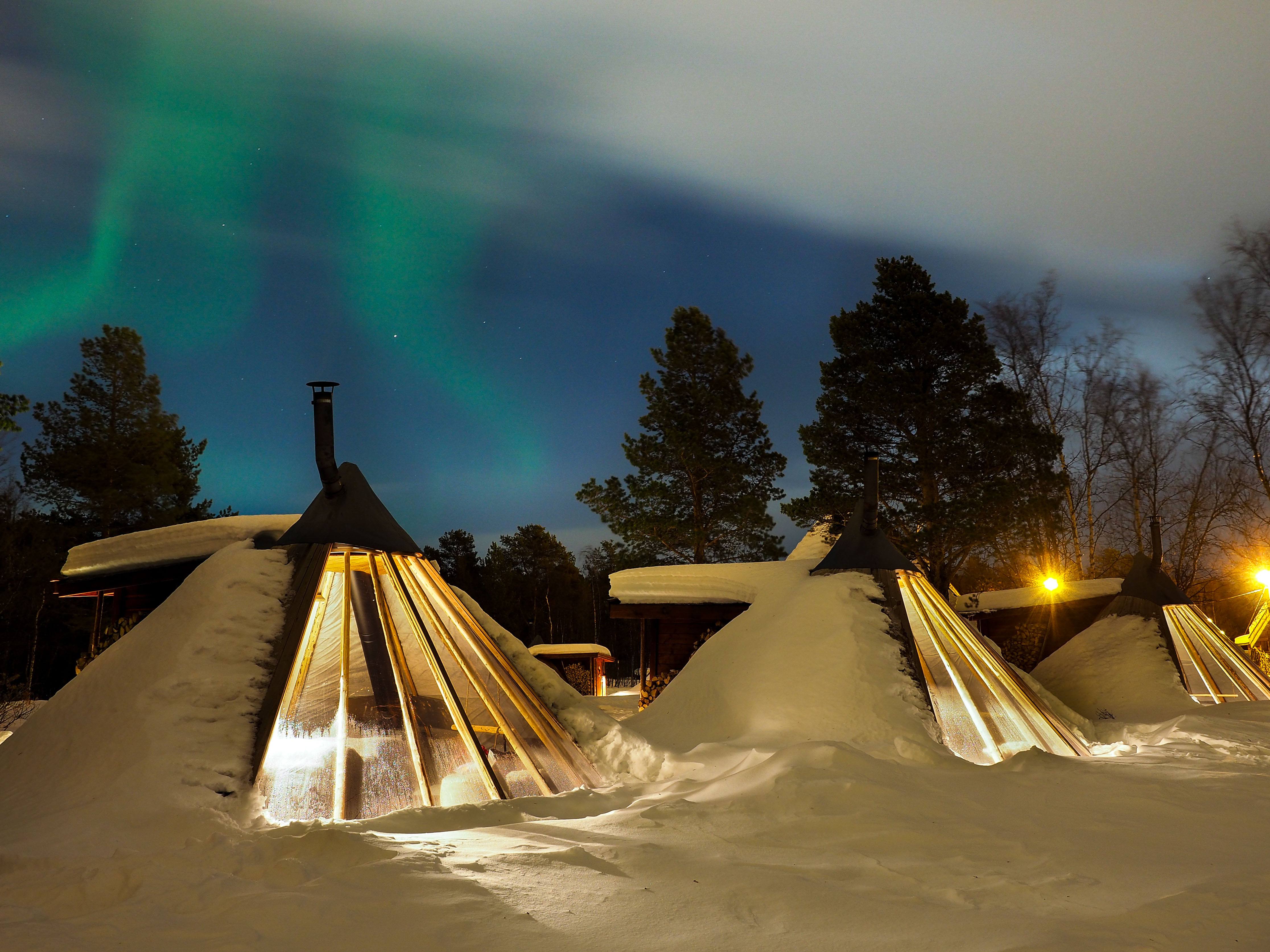 Holmen Husky Lodge Northern Lights