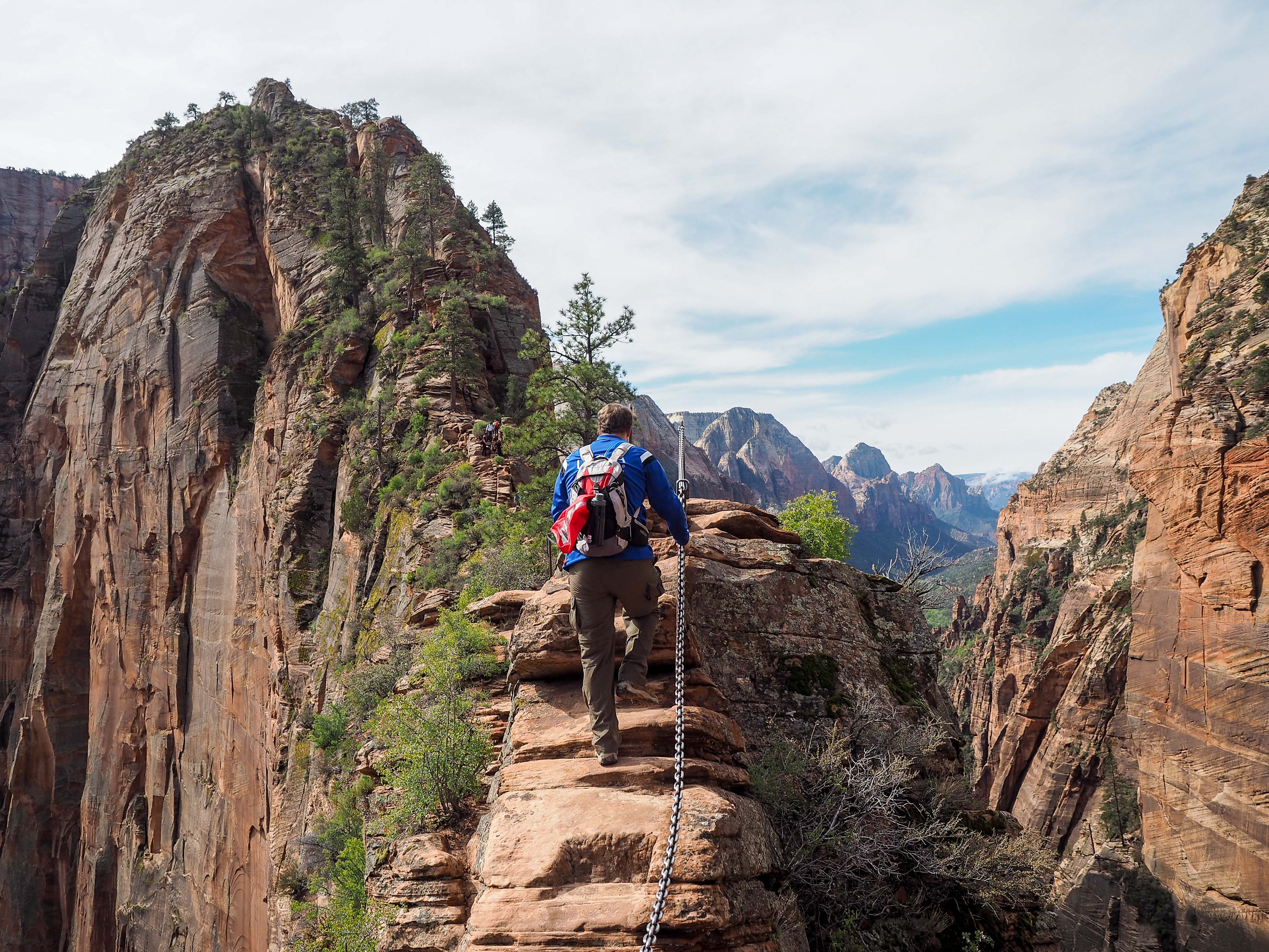 Hiking to Angels Landing in Zion National Park