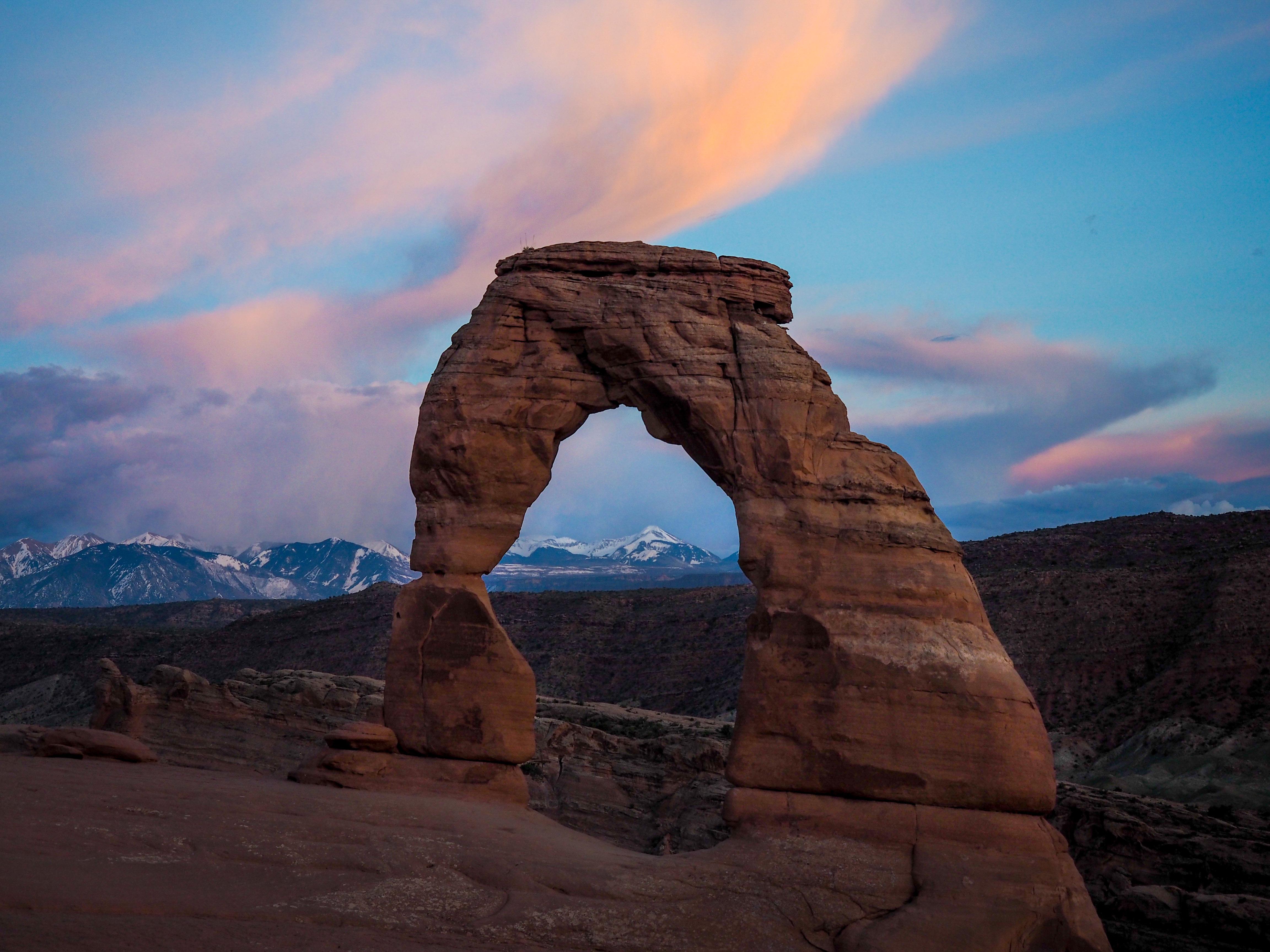 Sunset at Delicate Arch