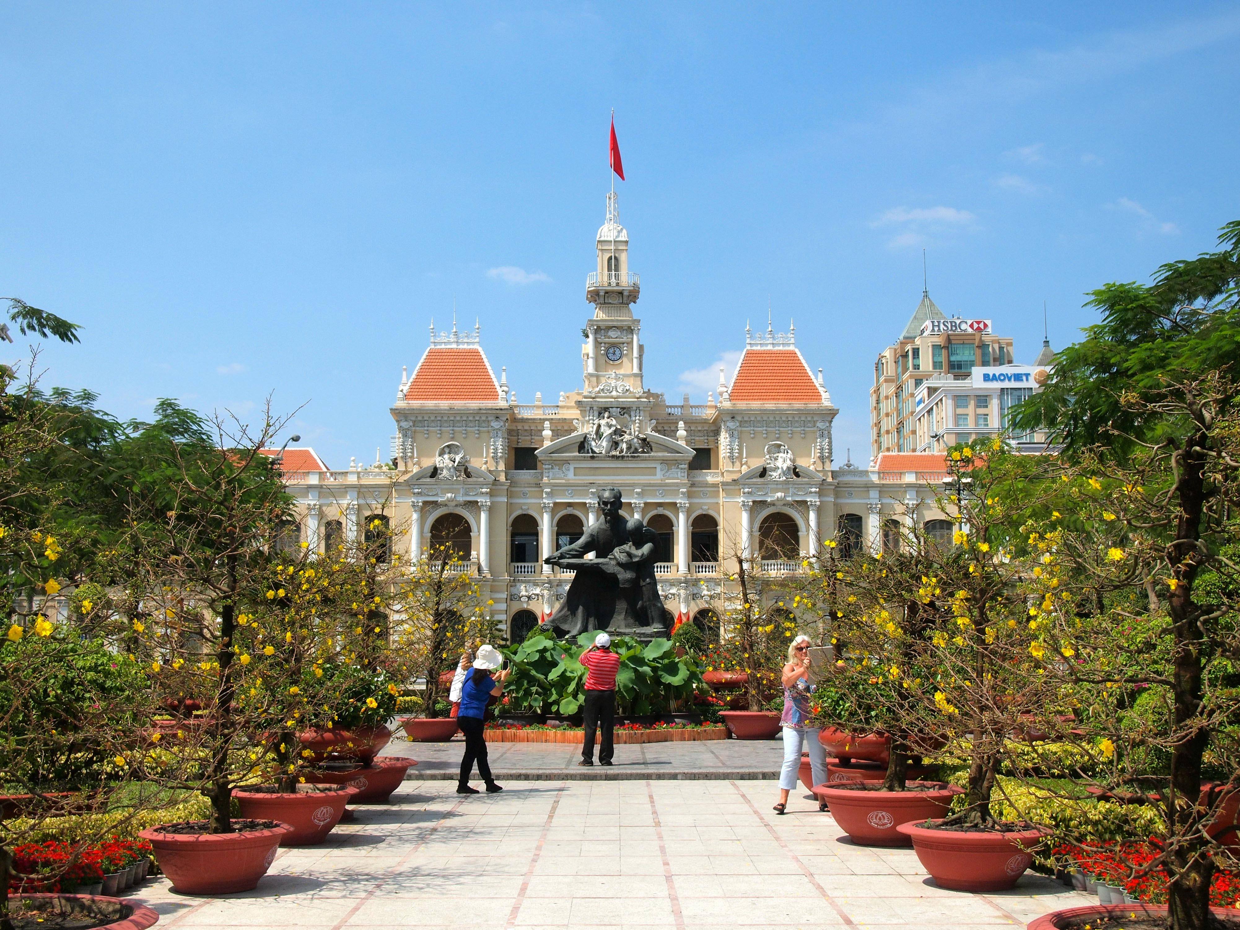 City Hall in Ho Chi Minh City Vietnam