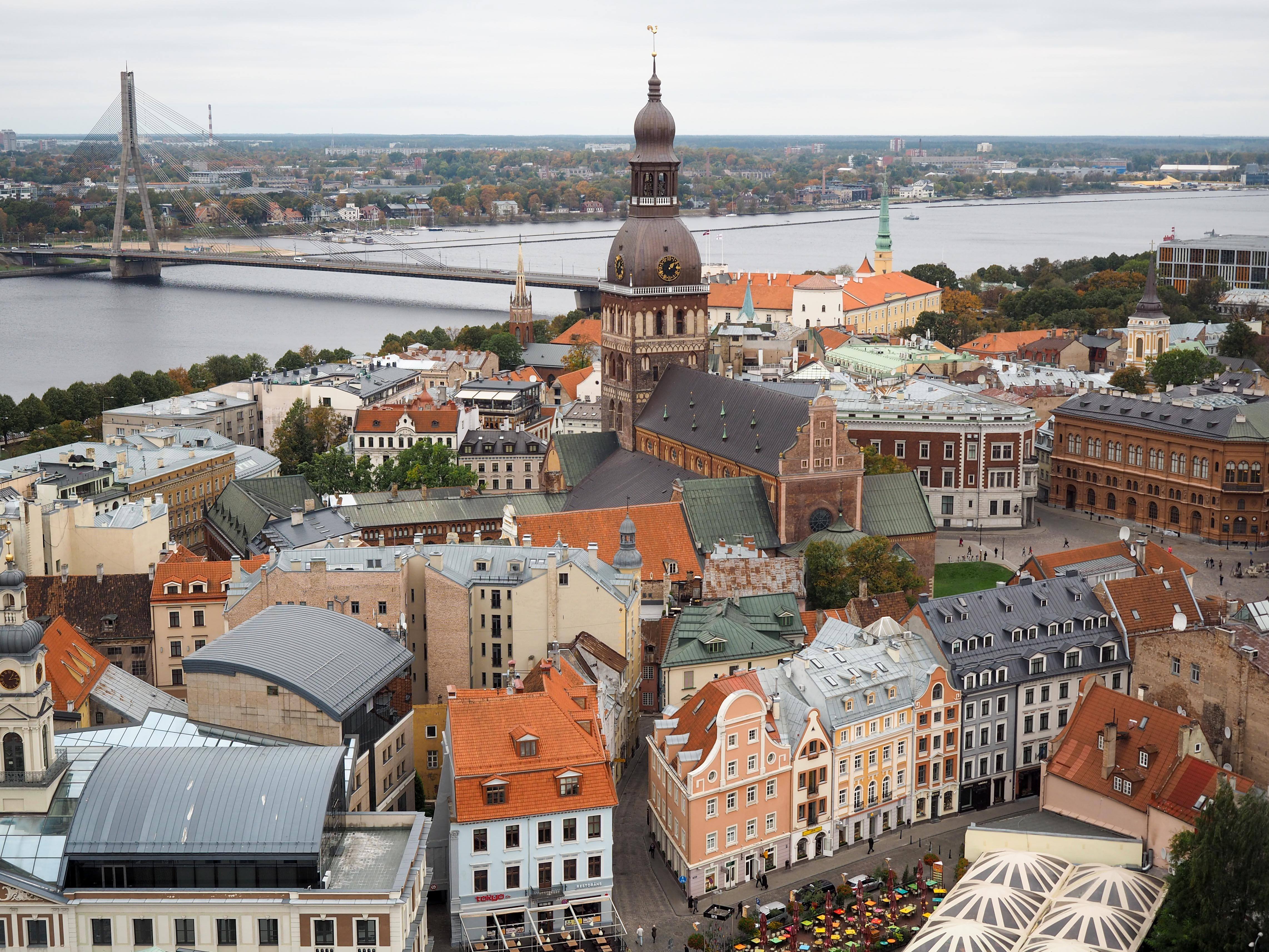 Riga, Latvia from St. Peter's Church