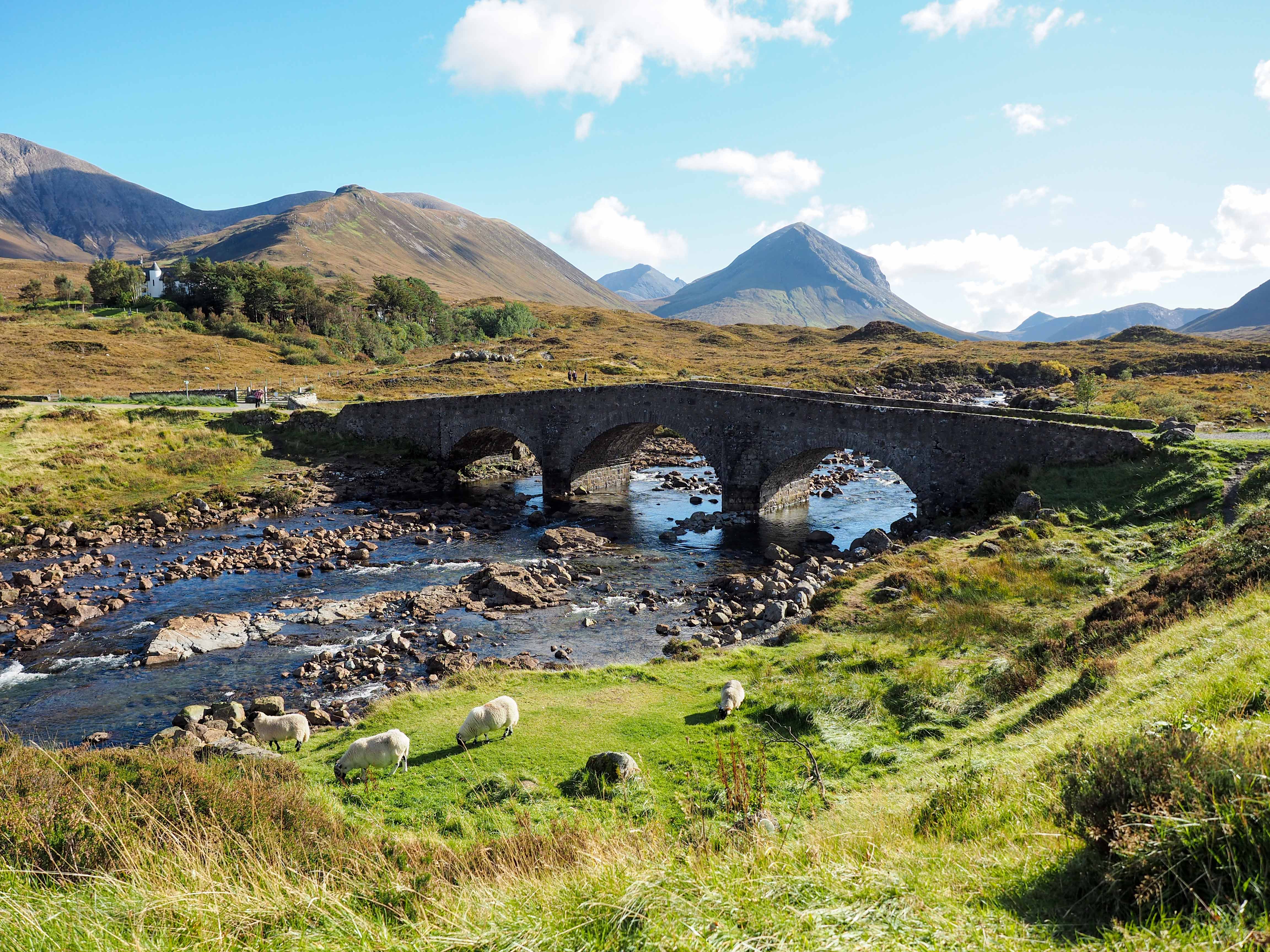 Sligachan Bridge in Scotland