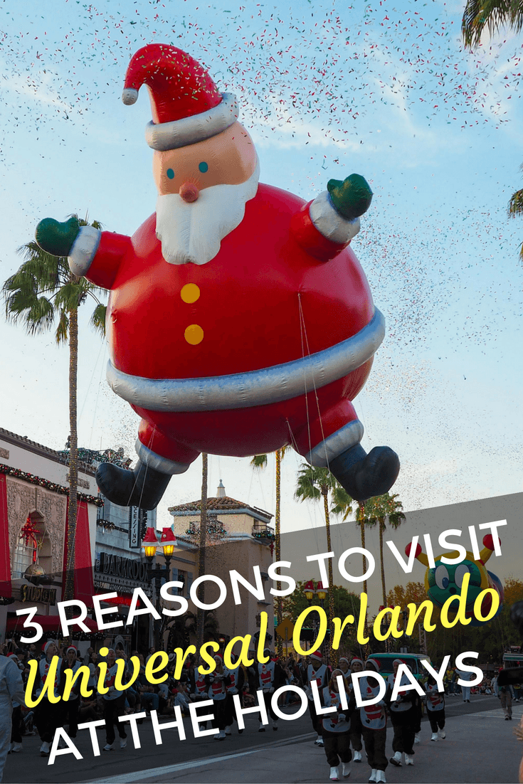 Visiting Universal Orlando around the holidays