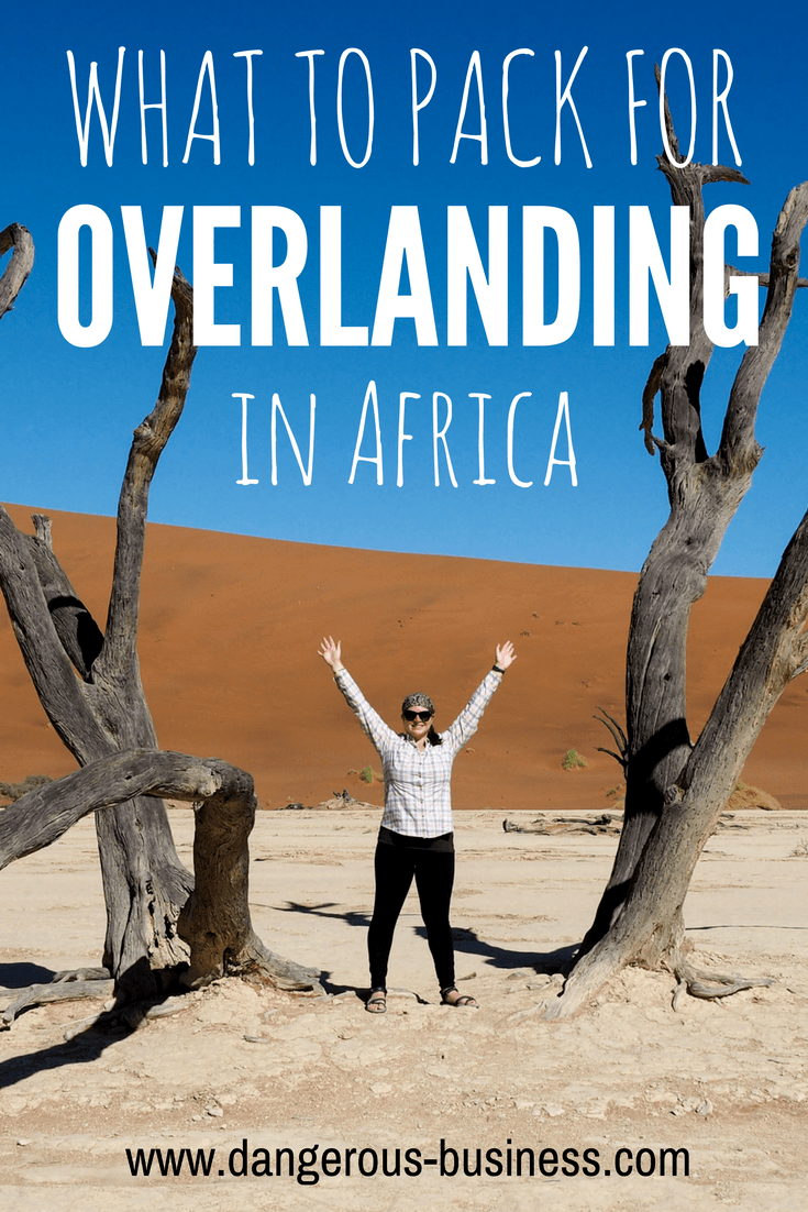 What to pack for an overland trip in Africa