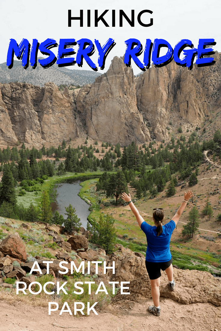 Hiking the Misery Ridge Trail at Smith Rock State Park in Oregon