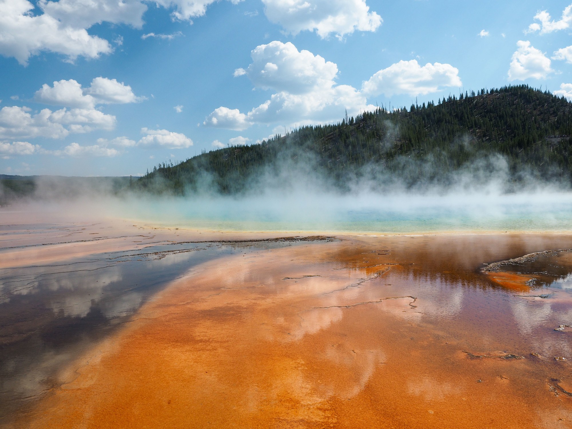 Grand Prismatic Spring in Yellowstone National Park