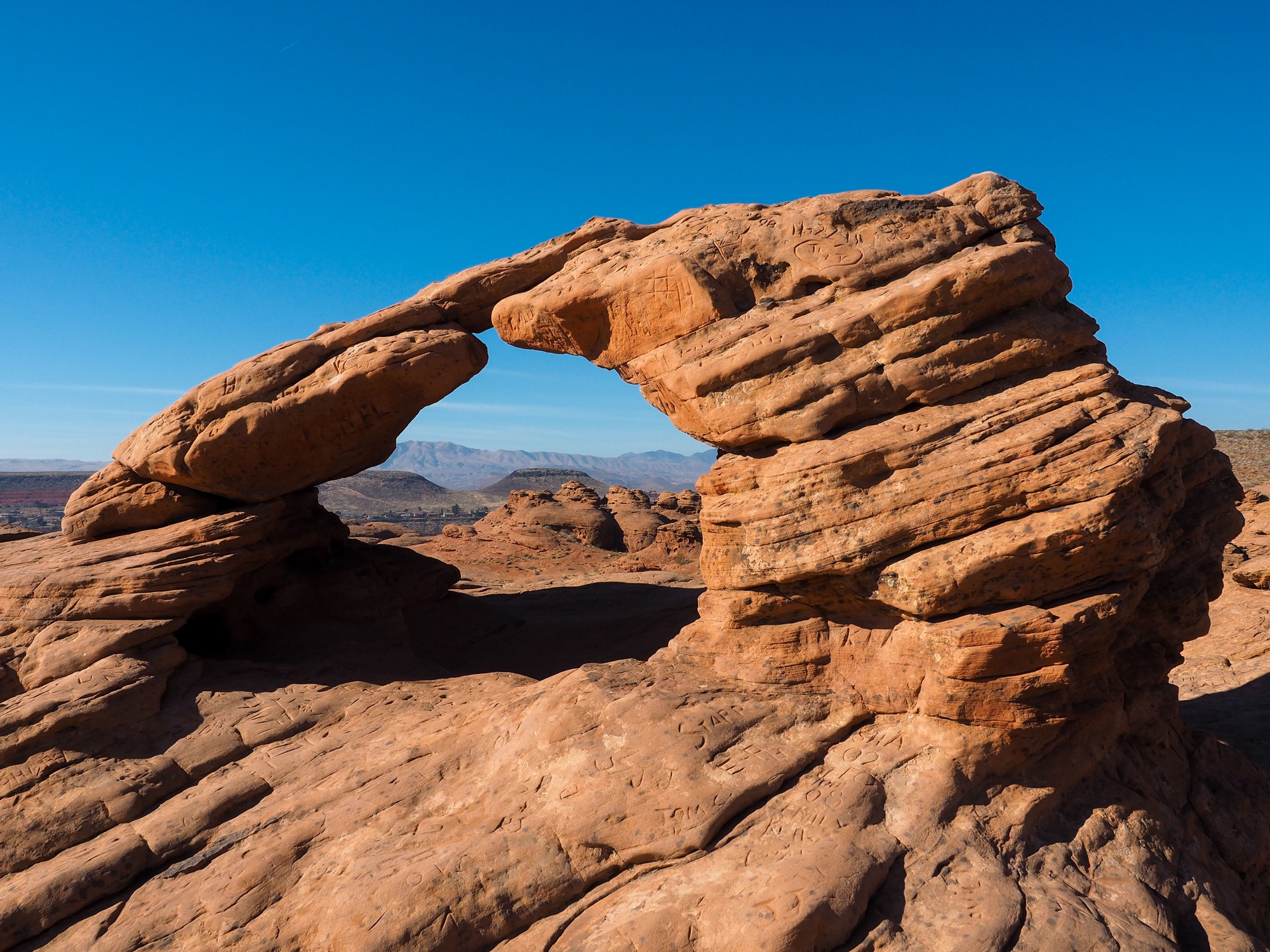 Pioneer Park Arch in St. George, Utah