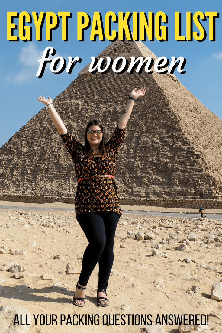 Egypt packing list for women