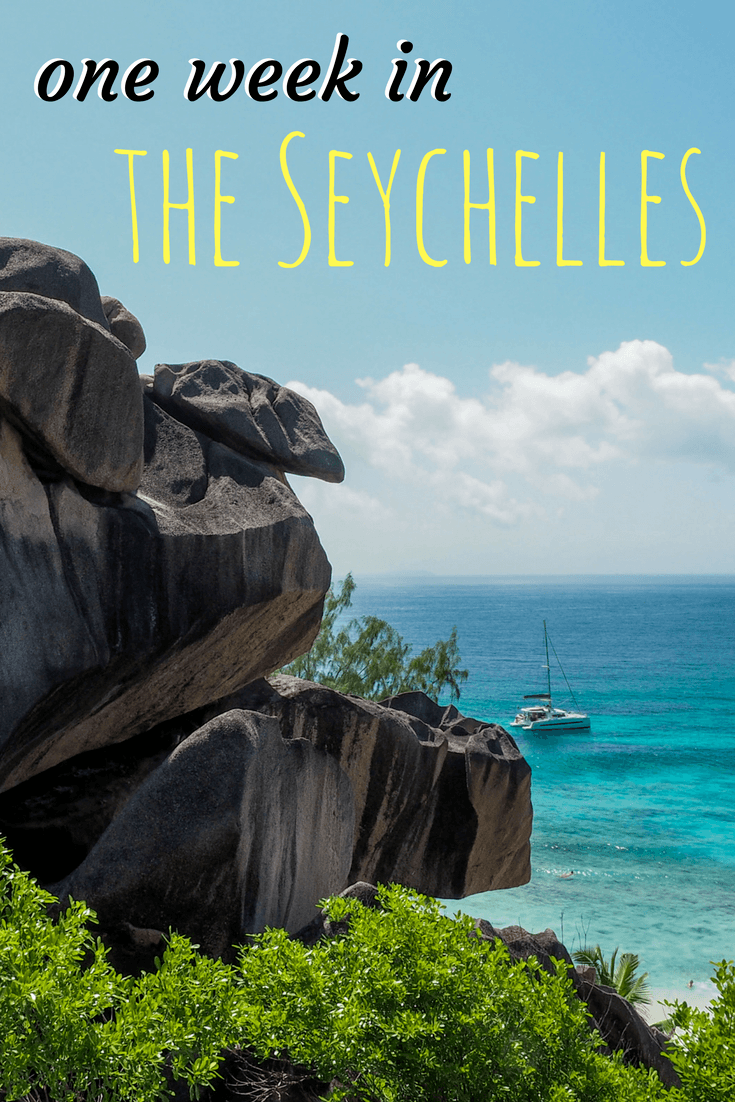 Travel itinerary for one week in the Seychelles