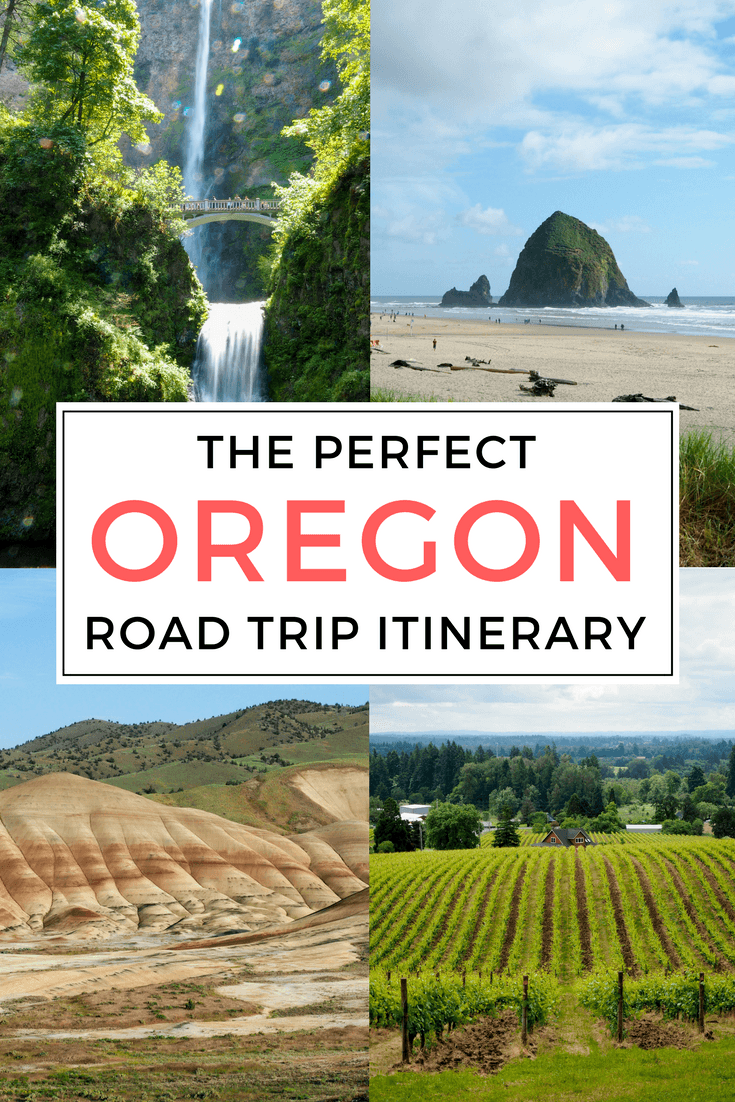 road trip from oregon