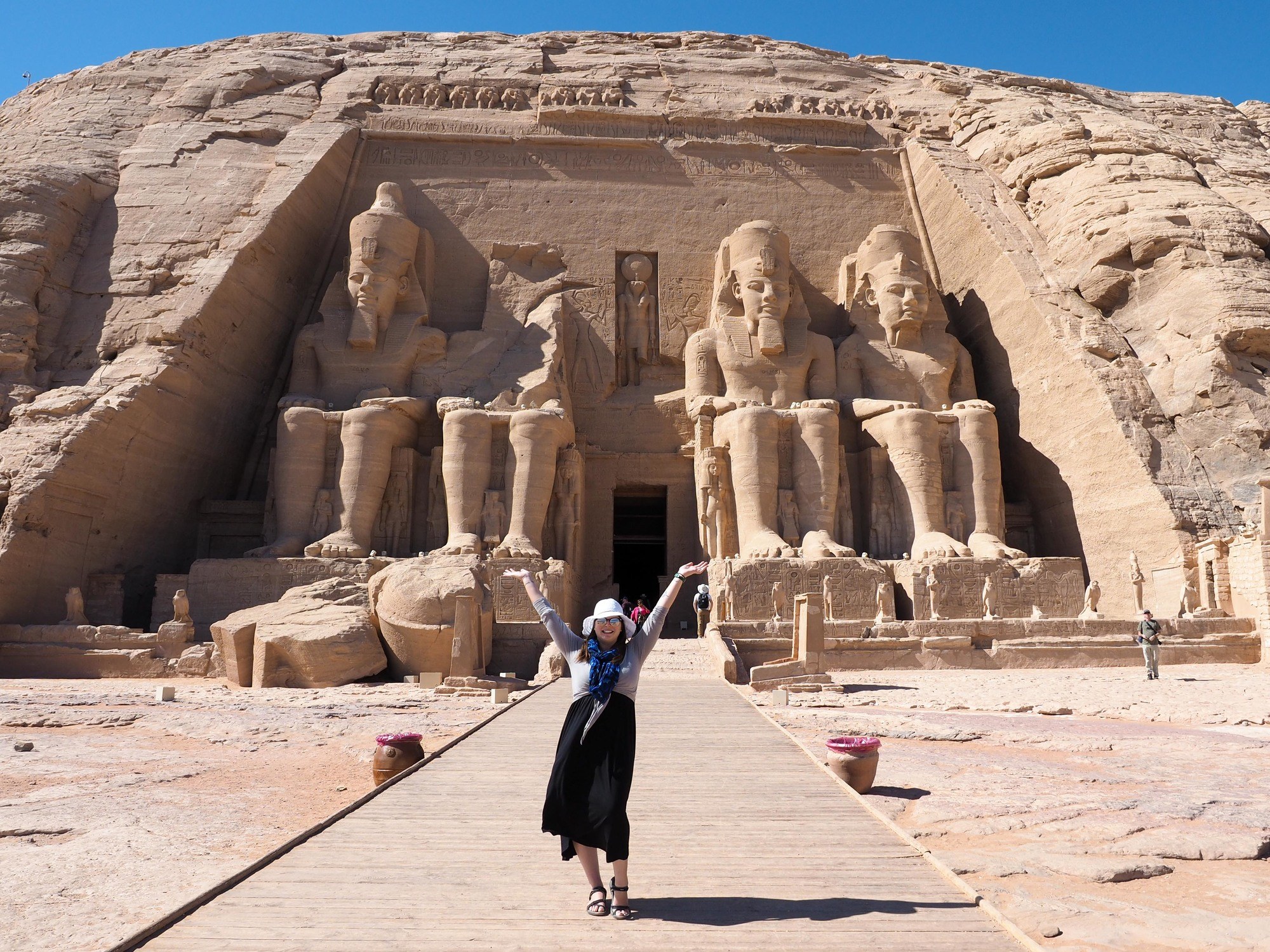 Abu Simbel temples in Egypt